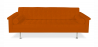 Buy Design Sofa Objective (3 seats) - Fabric Orange 13258 - prices