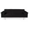 Buy Design Sofa Objective (3 seats) - Faux Leather Black 13259