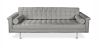 Buy 3 Seater Sofa - Polyurethane Upholstered - Objective Grey 13259 at Privatefloor