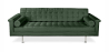 Buy Design Sofa Objective (3 seats) - Faux Leather Green 13259 Home delivery