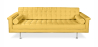 Buy Design Sofa Objective (3 seats) - Faux Leather Pastel yellow 13259 with a guarantee