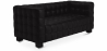 Buy Design Sofa from the Nubus Suite (2 seats) - Faux Leather Black 13252 - in the EU
