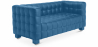 Buy Design Sofa from the Nubus Suite (2 seats) - Faux Leather Dark blue 13252 with a guarantee