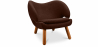 Buy Pelitane  Scandinavian Design Armchair  - Fabric Brown 16506 - prices