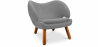Buy Pelitane  Scandinavian Design Armchair  - Fabric Light grey 16506 at Privatefloor