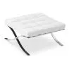 Buy Town Ottoman - Premium Leather White 58377