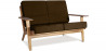 Buy Scandinavian design Design Sofa FM350 (2 seats) - Fabric Brown 13249 - in the EU