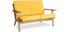 Buy Scandinavian design Design Sofa FM350 (2 seats) - Fabric Yellow 13249 in the Europe
