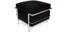  Square Footrest - Upholstered in Faux Leather - Kart image 9