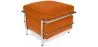  Square Footrest - Upholstered in Faux Leather - Kart image 9