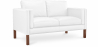 Buy Leather Upholstered Sofa - 2 Seater - Mordecai White 13922 in the Europe