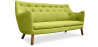 Buy Poetess Sofa (3-Seater) Scandinavian design - Fabric Green 54722 - prices
