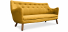 Buy Poetess Sofa (3-Seater) Scandinavian design - Fabric Yellow 54722 at Privatefloor