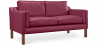 Buy Scandinavian design Design Sofa Chaggai (2 seats)  - Faux Leather Mauve 13915 - in the EU