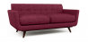 Buy 2 Seater Sofa - Scandinavian Style - Linen Upholstered - Milton Mauve 55628 - in the EU