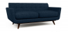 Buy 2 Seater Sofa - Scandinavian Style - Linen Upholstered - Milton Blue 55628 in the Europe