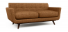 Buy 2 Seater Sofa - Scandinavian Style - Linen Upholstered - Milton Terra cotta 55628 Home delivery