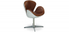 Buy Armchair with Armrests - Aviator Style - Leather and Metal - Aviator Brown 25625 - in the EU