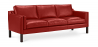 Buy Design Sofa Menache (3 seats) - Premium Leather Cognac 13928 in the Europe