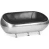 Buy Egg Aviator Design Sofa - Premium Leather Black 26722