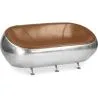 Buy Egg Aviator Design Sofa - Premium Leather Brown 26722