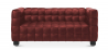 Buy Leather Upholstered Sofa - 2 Seater - Nubus Cognac 13253 at Privatefloor