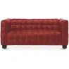 Buy Design Sofa from the Nubus Suite (2 seats) - Premium Leather Red 13253