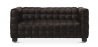 Buy Leather Upholstered Sofa - 2 Seater - Nubus Chocolate 13253 Home delivery
