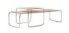 Pack of 2 coffee tables - Wood and Metal - Lacky image 9
