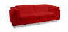 Buy Cawa Design Sofa  (2 seats) - Faux Leather Red 16611 in the Europe