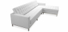 Buy Design Chaise Lounge - Leather Upholstered - Right - Sama White 15185 - prices