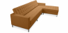 Buy Design Chaise Lounge - Leather Upholstered - Right - Sama Light brown 15185 at Privatefloor