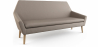 Buy Scandinavian design sofa 2 seater fabric Brown 55627 - in the EU