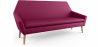 Buy Scandinavian design sofa 2 seater fabric Purple 55627 in the Europe
