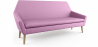 Buy Scandinavian design sofa 2 seater fabric Mauve 55627 home delivery