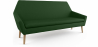 Buy Scandinavian design sofa 2 seater fabric Dark green 55627 at Privatefloor
