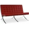 Buy Barcel Sofa (2 seats) - Faux Leather Red 13262