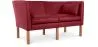 2 Seater Sofa - Polyurethane Leather Upholstered - Benjamin image 9