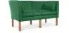 2 Seater Sofa - Polyurethane Leather Upholstered - Benjamin image 9