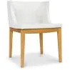 Buy Design Dining Chair - Transparent Legs - Mila Natural wood 54119