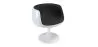 Lounge Chair - White Design Chair - Fabric Upholstery - Geneva image 9