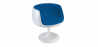 Buy Geneva Chair  - Fabric - White Shell Dark blue 13158 - prices