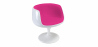 Buy Geneva Chair  - Fabric - White Shell Fuchsia 13158 home delivery
