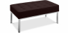 Buy Design Bench - 2 seats - Upholstered in Leather - Konel Cognac 13214 in the Europe