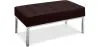 Design Bench - 2 seats - Upholstered in Leather - Konel image 9