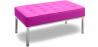 Buy Design bench - 2 seats - Upholstered in polyurethane - Konel Fuchsia 13213 in the Europe