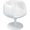 Buy Geneva Chair - Faux Leather - White Shell White 13159