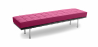 Buy Town Bench (3 seats) - Faux Leather Pink 13222 Home delivery