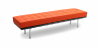 Buy Town Bench (3 seats) - Faux Leather Orange 13222 - in the EU