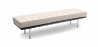 Buy Town Bench (3 seats) - Faux Leather Ivory 13222 - prices